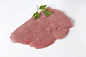 Veal escalope with parsley