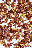 Dried chilli flakes