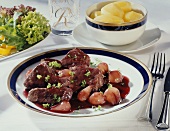 Boeuf Bourguignon (Beef in red wine sauce, France)
