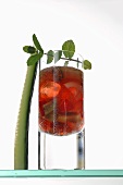 Pimm's with cucumber