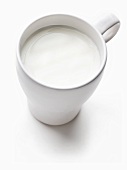 A cup of milk