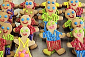 Decorated gingerbread people
