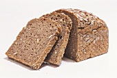 A loaf of Finnenbrot (rye bread with seeds)