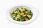 Caesar salad in a dish