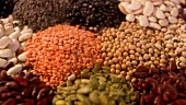 Assorted pulses (close-up)