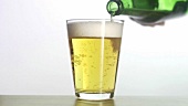 Pouring a glass of beer