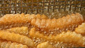 Deep-frying chips