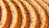 Slices of wholemeal bread (full-frame)
