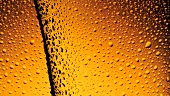 Beer glasses with condensation (full-frame)