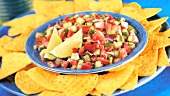 Salsa with nachos