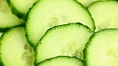 Cucumber slices (macro zoom)