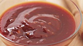 Barbecue sauce in a glass bowl