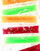 Water ice, close-up