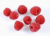 Several raspberries