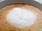 Cappuccino-Schäumchen