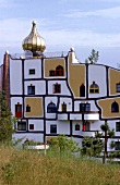 Hundertwasser-Hotel "Rogner Therme Blumau" in Blumau / Österreich