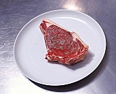 Rohes Steak, Aubrac Rind, Nr.8 