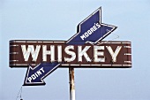 Hinweis-Schild zu Labrot & Graham /Whisky-Destillerie