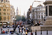 Blick auf den Trafalgar Square 
