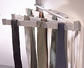 Krawattenhalter für den Kleiderschrank m. 3 fächerbaren Stangen