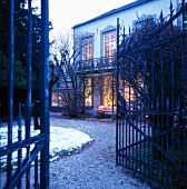 Entrance gate of mansion