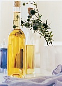 Flaschen mit Aroma-Öl; "Aromacalm" von Lancome