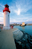 La Continière, französischer Hafen, Leuchtturm, Fischereihafen