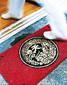 Fußmatte mit Motiv aus der chinesischen Mythologie