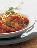 Spaghetti all arrabbiata 