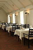 Kleines Meer Restaurant im gleichnamigen Hotel in Waren innen