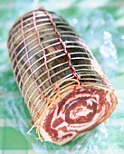 Close-up of fresh pancetta