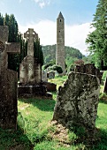 Irland, Glendalough, Pilgerstätte seit d. 6. Jahrhundert, Klosterruine