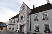 Klostergasthof Andechs Restaurant Gaststätte Gaststaette in Andechs