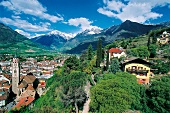 Meran in Südtirol. 