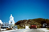 View of Sedona town at Verde valley, Arizona, USA