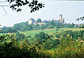 Nordhessen, Aussicht, Burg, Panorama