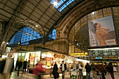 Hauptbahnhof in Frankfurt Hessen Deutschland