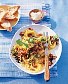 Spaghetti mit Nuss - Butter 