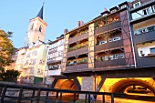 Krämerbrücke Kraemerbruecke in Erfurt Freistaat Thüringen