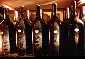 Alte Jahrgangsarmanacs in Flaschen 