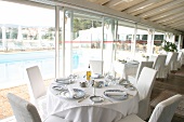 Les Oliviers Restaurant im Hotel Gile Rousse Gaststätte