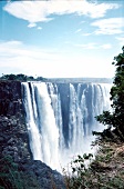 View of Victoria Falls in Zimbabwe