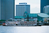Schaufelraddampfer "Natchez" im Hafen von New Orleans