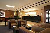 Reception of hotel with sitting area, Germany