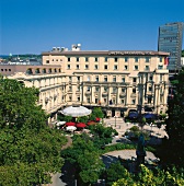 View of hotel Nassauer Hof, Wiesbaden, Germany