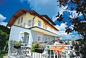 Das Gasthaus "Zum Bierführer" mit landestypischer Architektur