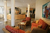 Interior view and reception of Lindner Hotel & Spa Binshof, Speyer, Germany