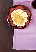 Grapefruitgratin mit Quark und Karotten