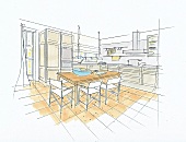 Illustration: Küche 2 