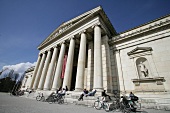 View of Glyptothek Museum in Munich, Germany